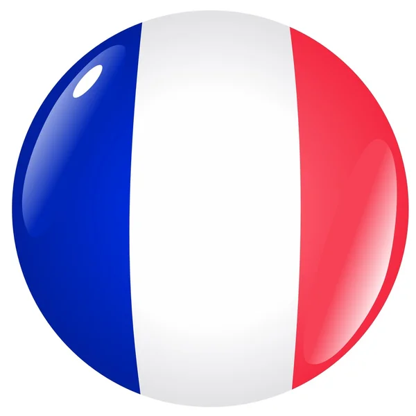 Franciaország gomb — Stock Vector