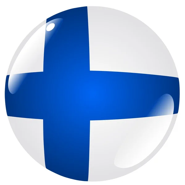Przycisk Finlandia — Wektor stockowy