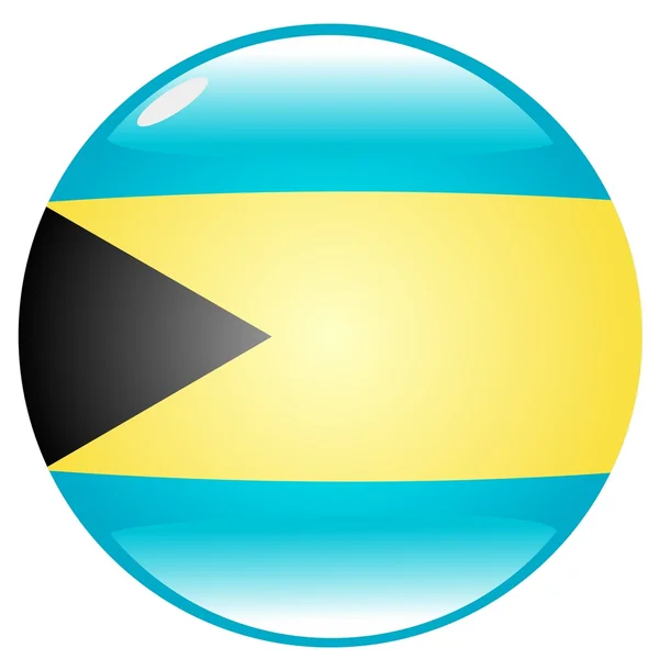 Кнопка Багамських островів — стоковий вектор