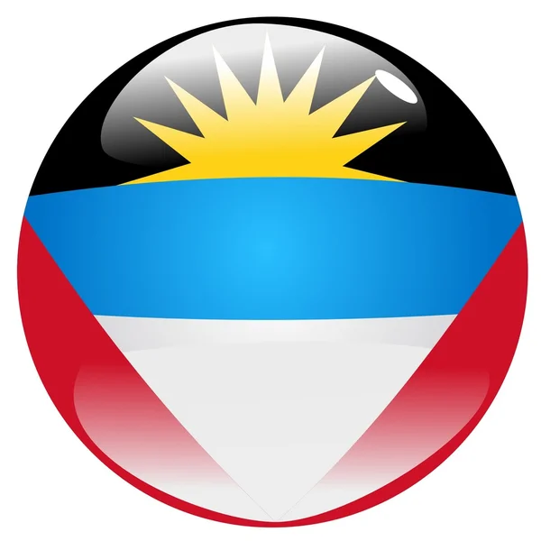 Guzik Antigua i Barbuda — Wektor stockowy