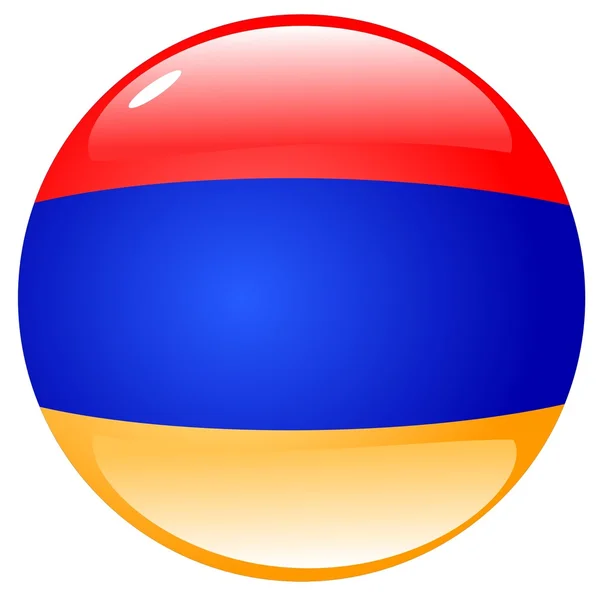 Bouton Arménie — Image vectorielle