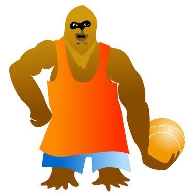 Basketball player clipart