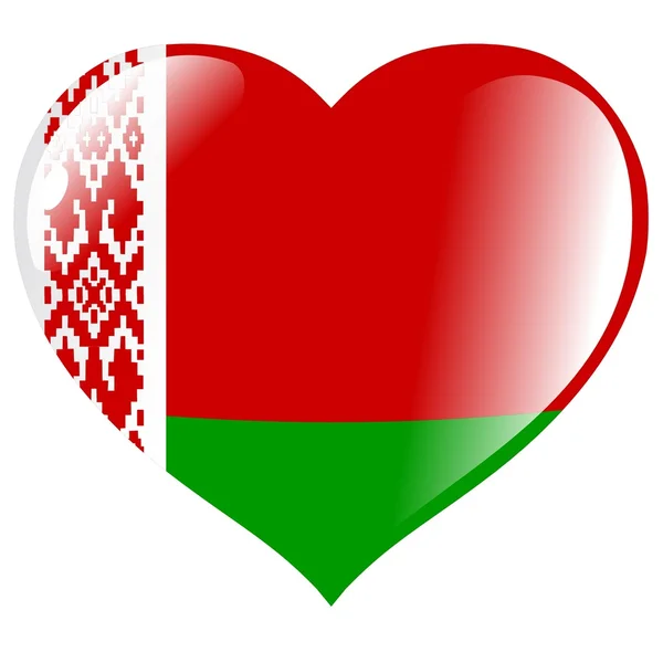 stock vector Belarus in heart
