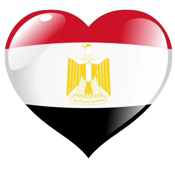 Mısır kalbinde — Stok Vektör