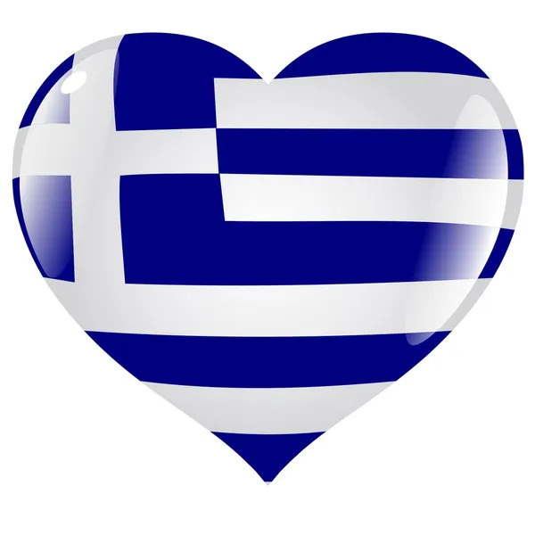 Griekenland in hart — Gratis stockfoto