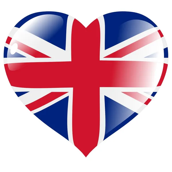 Verenigd Koninkrijk in hart — Gratis stockfoto