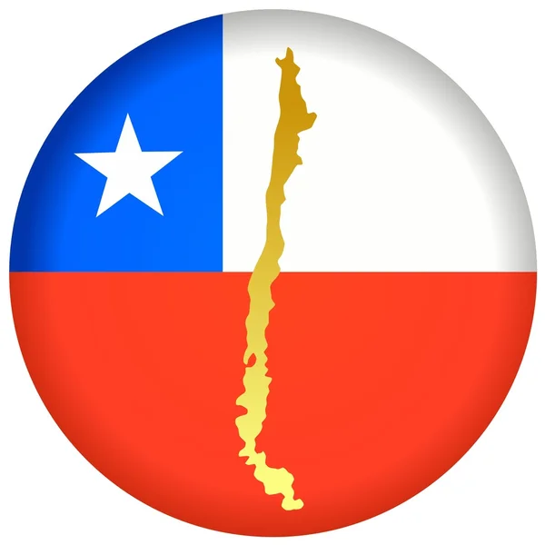 Botón Chile — Vector de stock