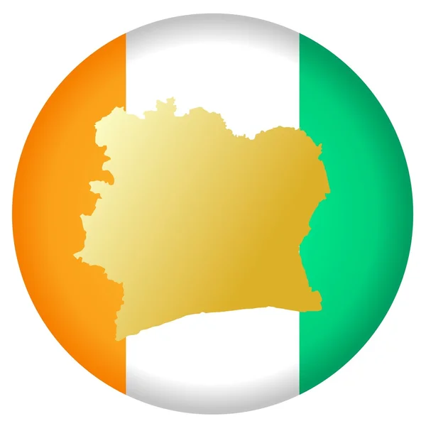 Кот-д "Ивуар — стоковый вектор