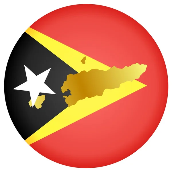 Pulsante Timor orientale — Vettoriale Stock
