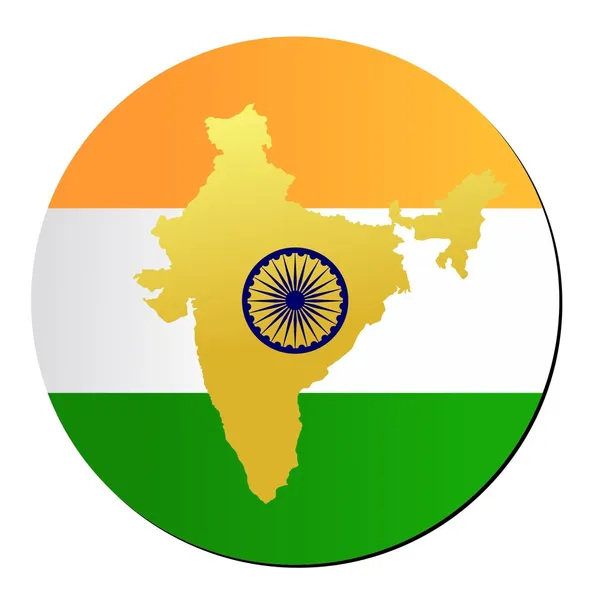 Botón India — Foto de stock gratuita