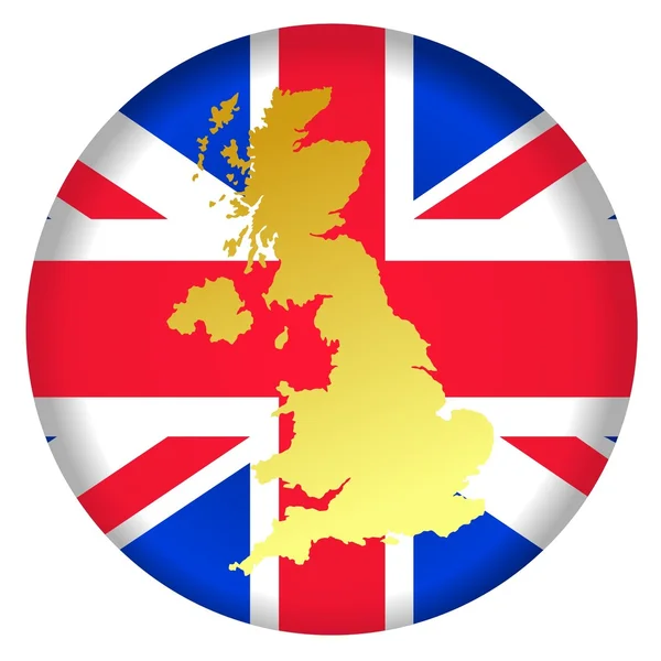 Knop Verenigd Koninkrijk — Stockvector