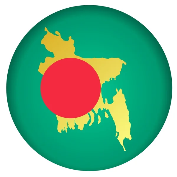 Pulsante Bangladesh — Vettoriale Stock