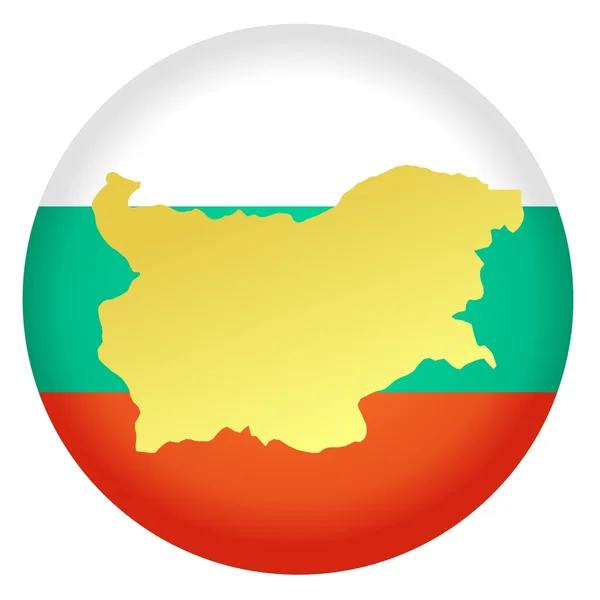 Pulsante Bulgaria — Vettoriale Stock