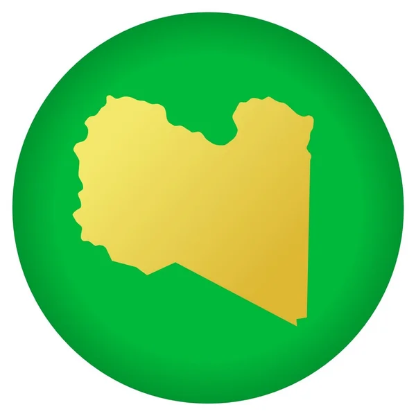 Button Libya — Stock Vector
