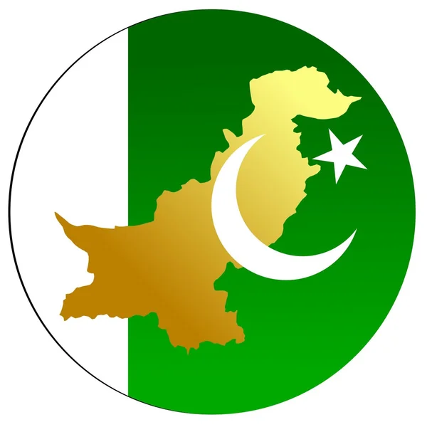 Κουμπί Πακιστάν — Διανυσματικό Αρχείο
