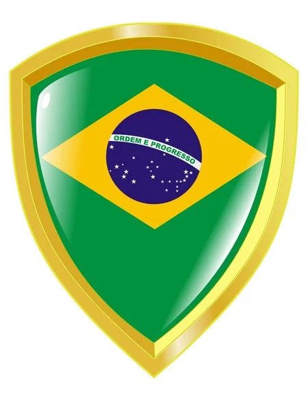 Emblem of Brazil — Stock Vector