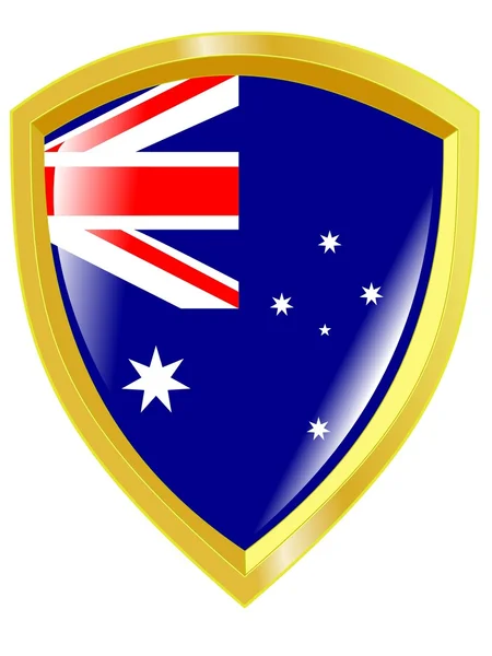 オーストラリアの国章 — ストックベクタ
