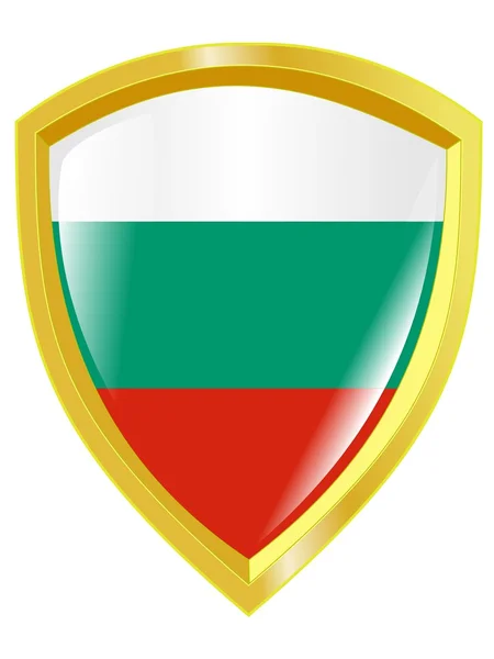 Goldenes Emblem Bulgariens — Stockvektor