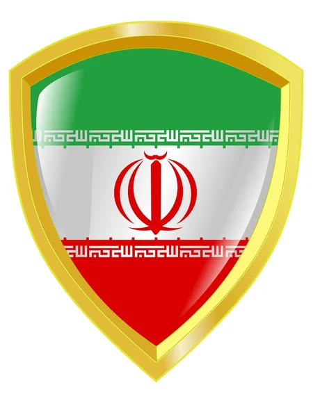 Złote Godło Iranu — Wektor stockowy