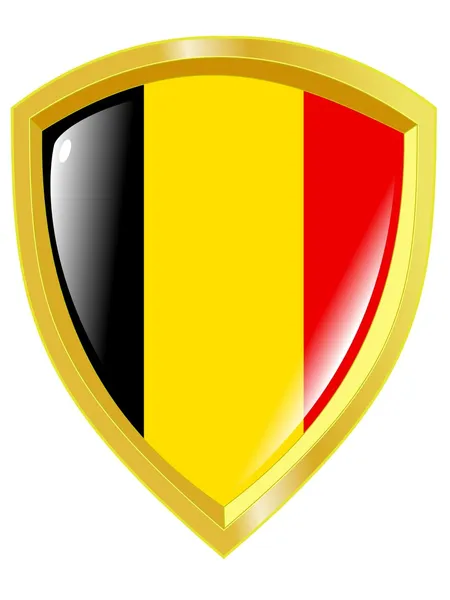 Emblème doré de la Belgique — Photo gratuite