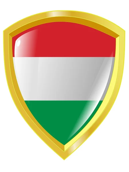 Emblema de oro de Hungría — Vector de stock