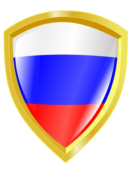 Lambang emas Rusia - Stok Vektor