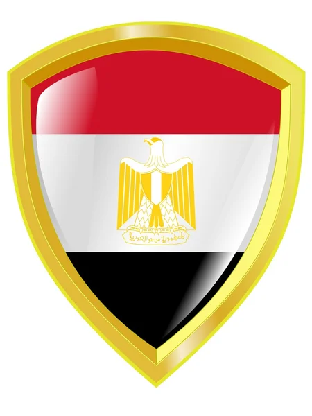 Gyllene emblemet i Egypten — Stock vektor