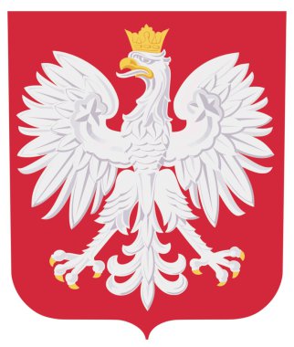 Coat of arms of Poland clipart