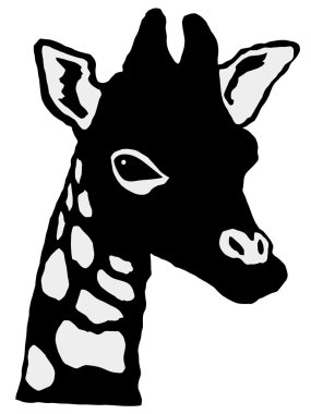 Little giraffe clipart