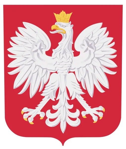 Coat of arms of Poland — Stock Vector