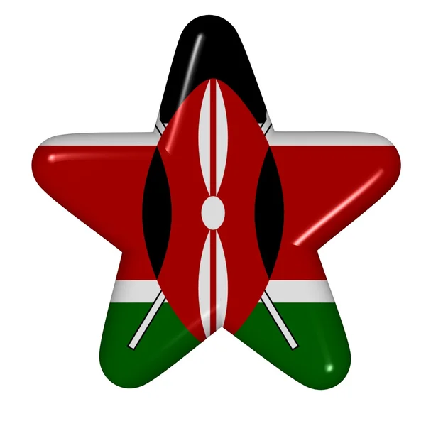 ケニアの色を星します。 — ストック写真