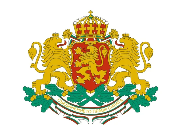 保加利亚的国徽 — 图库矢量图片