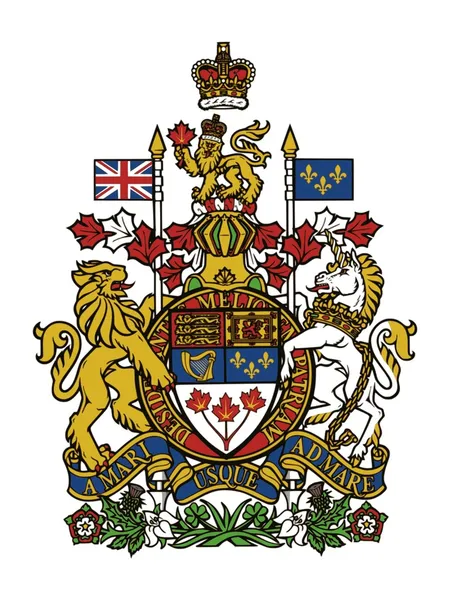カナダの国章 — ストックベクタ