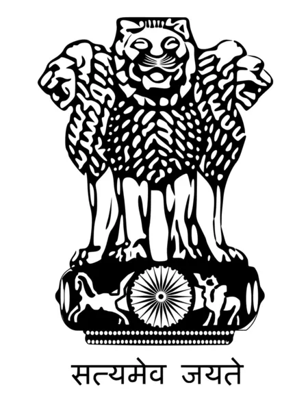 stock vector National Emblem of India