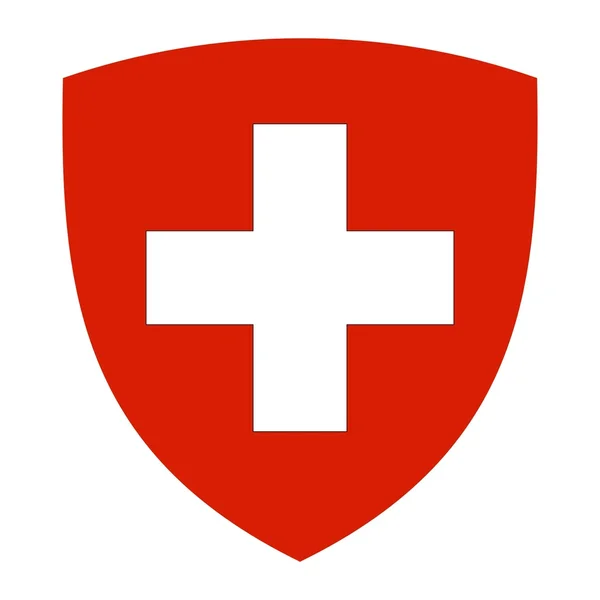 Escudo de armas de Suiza — Archivo Imágenes Vectoriales