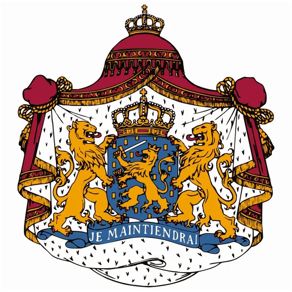 Státní znak Nizozemska — Stockový vektor