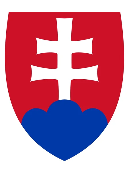 Герб Словаччини — стоковий вектор