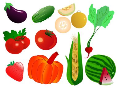 Garden collection clipart