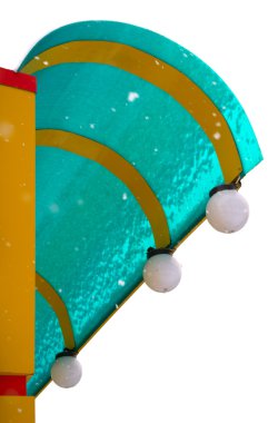 Fener bir çatı üzerinde