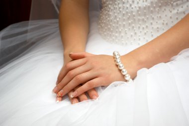 Hands of fiancee clipart