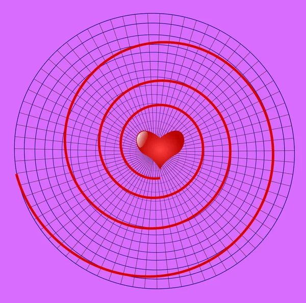 Kalp ritmi — Stok Vektör