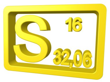 Sulfur clipart