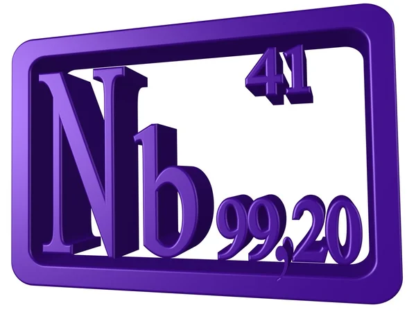 Niobium — Stockfoto