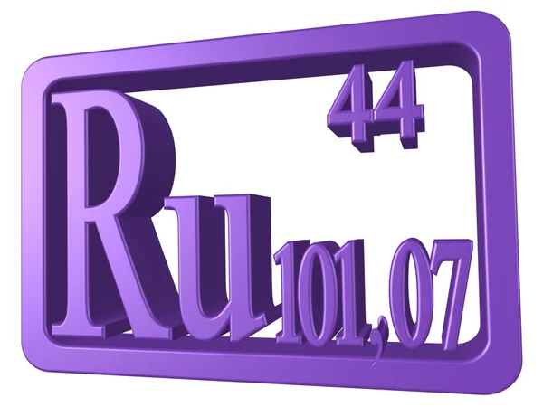 Ruthenium — Stock Photo, Image