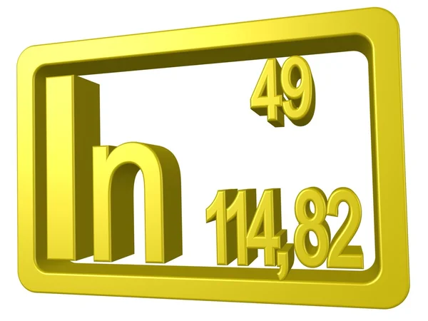Indium — Stock Photo, Image