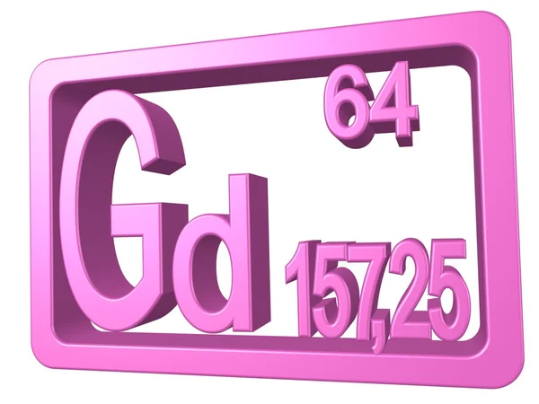 Gadolínium — Stock Fotó
