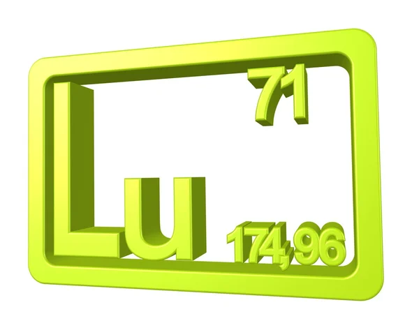 Lutetium — Stock Photo, Image