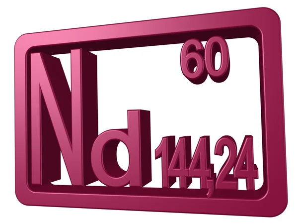 Neodymium — Stock Photo, Image