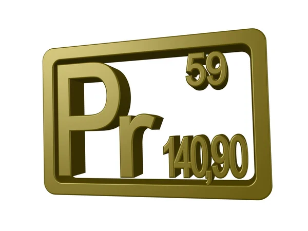 Praseodymium — Stock Photo, Image