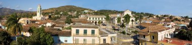 Old town Trinidad, Cuba, Panorama (2) clipart